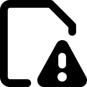 Threat Document Icon from Core Remix - Free Set