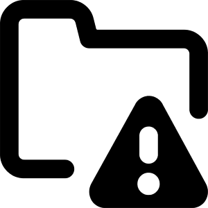 Threat Folder Icon from Core Remix - Free Set