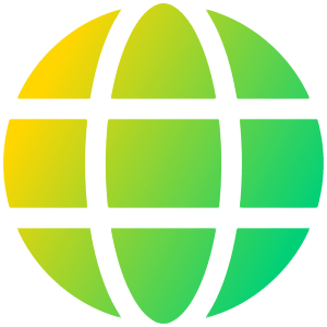 Web Icon from Plump Gradient - Free Set