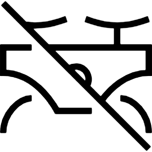 No Drone Allowed Icon from Guidance – Free Set