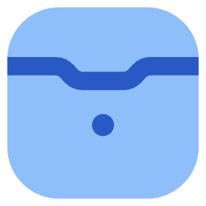 Earpods Case Icon from Core Flat Set
