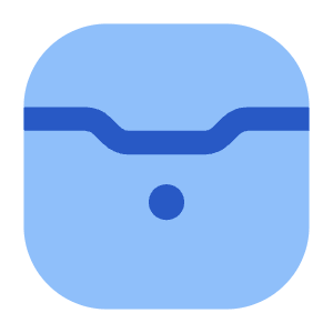 Earpods Case Solo Icon from Core Flat Set