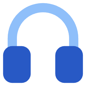 Headphones Icon from Core Flat Set