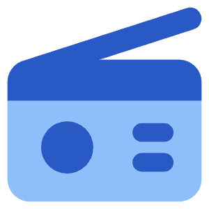Radio Icon from Core Flat Set