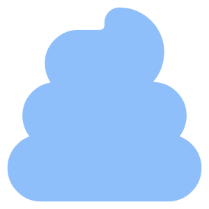Shit Reaction Icon from Core Flat Set