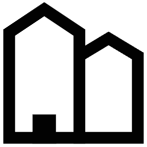 Apartment Buildings Icon from Atlas Line Set