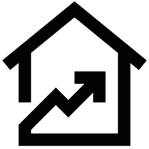 Arrow Up House Icon from Atlas Line Set