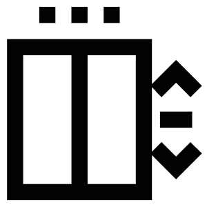 Elevator Up Down Icon from Atlas Line Set