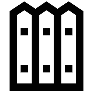 Fence Icon from Atlas Line Set