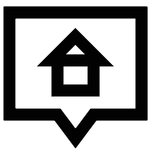 Home Message Icon from Atlas Line Set