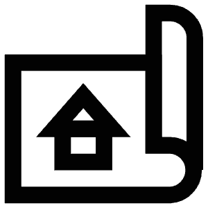 Home Paper Icon from Atlas Line Set