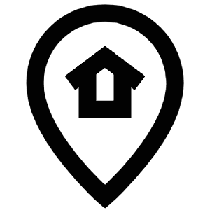Home Pin Icon from Atlas Line Set
