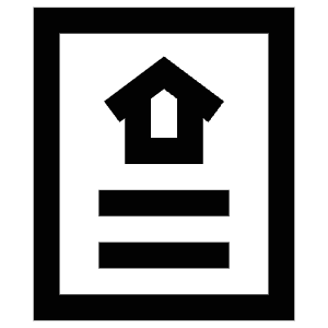 House Document Icon from Atlas Line Set