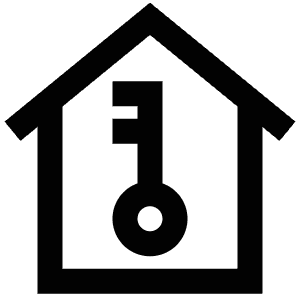 House Key Icon from Atlas Line Set