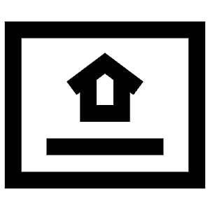 House Paper Icon from Atlas Line Set