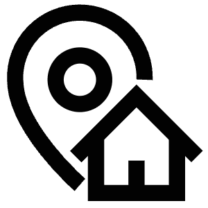 House Pin Icon from Atlas Line Set