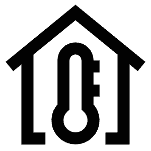 House Thermometer Icon from Atlas Line Set