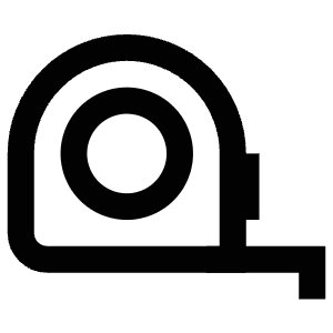 Measuring Tape Icon from Atlas Line Set