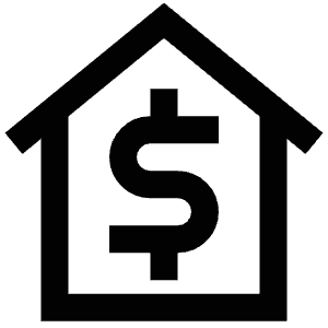 Money Home Icon from Atlas Line Set