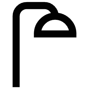 Shower Bathroom Icon from Atlas Line Set