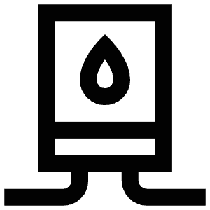 Water Heater Icon from Atlas Line Set