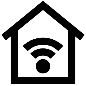 Wifi House Icon from Atlas Line Set