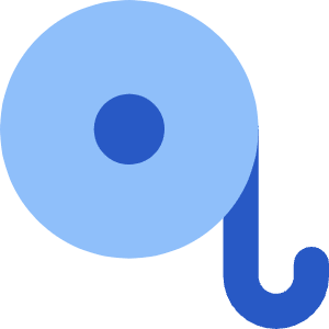 Recording Tape 1 Icon from Core Flat Set