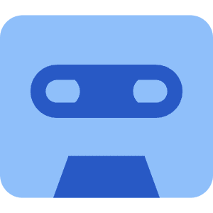 Tape Cassette Record Icon from Core Flat Set