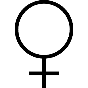 Female Sign Icon from Guidance – Free Set