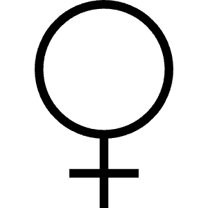 Female Sign Icon from Guidance – Free Set