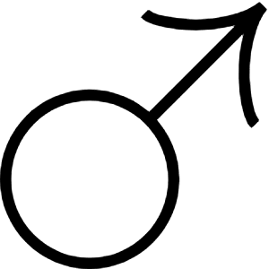 Male Sign Icon from Guidance – Free Set
