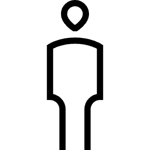 Men Restroom Icon from Guidance – Free Set