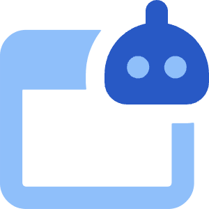Ai Browser Robot Icon from Core Flat Set