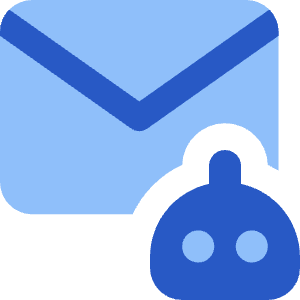 Ai Email Generator Robot Icon from Core Flat Set