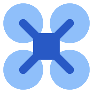 Drone 2 Icon from Core Flat Set