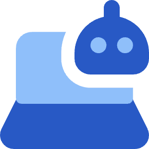 Laptop Ai Robot Icon from Core Flat Set