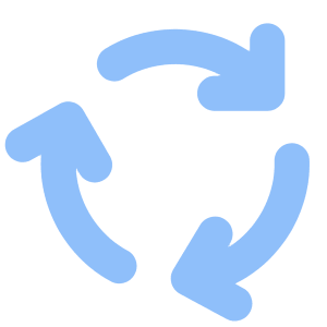 Arrows Cycle Icon from Core Flat Set