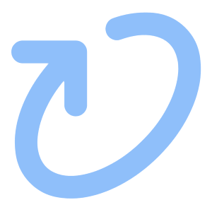 Line Arrow Rotate Diagonal Right 1 Icon from Core Flat Set