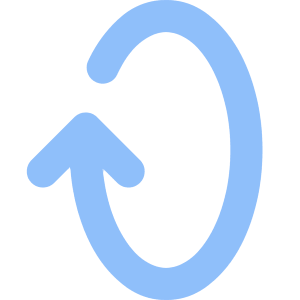 Line Arrow Rotate Vertical Right 1 Icon from Core Flat Set