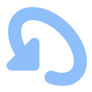 Triangle Arrow Rotate Diagonal Left 1 Icon from Core Flat Set