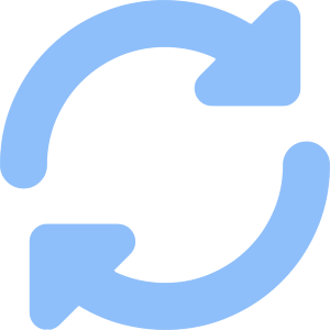 Triangle Arrow Synchronize 2 Icon from Core Flat Set