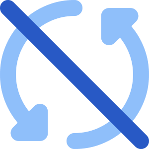 Triangle Arrow Synchronize Disable Icon from Core Flat Set