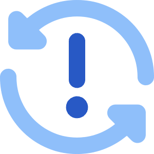 Triangle Arrow Synchronize Warning Icon from Core Flat Set
