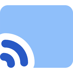 Screen Broadcast Icon from Core Flat Set