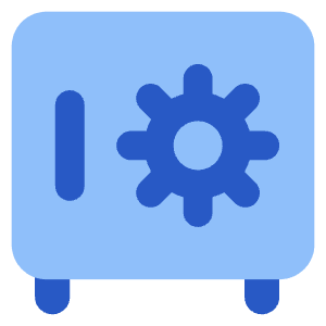 Safe Vault Icon from Core Flat Set