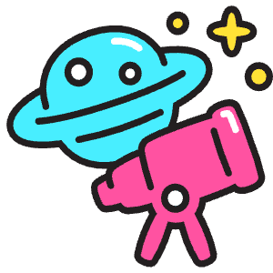 Astrology Study Icon from Stickies Colors - Free Set