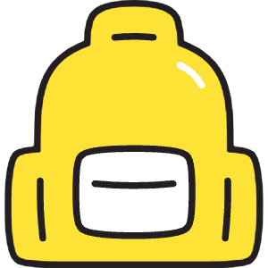 Backpack Icon from Stickies Colors - Free Set