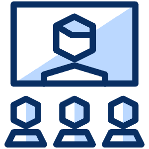 Video Meeting Group Icon from Cyber Duotone - Free Set