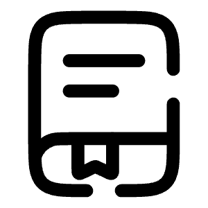 Book Bookmark Icon from Solar Broken Set