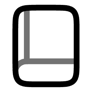 Book Minimalistic Icon from Solar Line Duotone Set